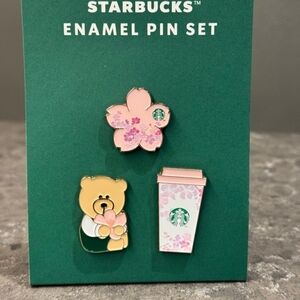 New Release Starbucks Spring 2026 Enamel Pin Set